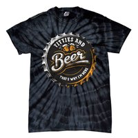 Titties And Beer That’s Why Im Here Oktoberfest Can Cap Tie-Dye T-Shirt