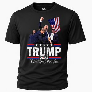 Trump Assasination Bloody Ear Bleeding Butler Pa Trump Cooling Performance Crew T-Shirt