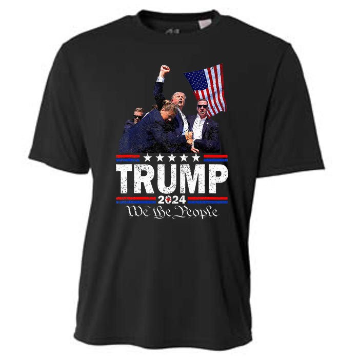 Trump Assasination Bloody Ear Bleeding Butler Pa Trump Cooling Performance Crew T-Shirt