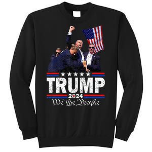 Trump Assasination Bloody Ear Bleeding Butler Pa Trump Sweatshirt