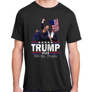 Trump Assasination Bloody Ear Bleeding Butler Pa Trump Adult ChromaSoft Performance T-Shirt