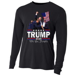 Trump Assasination Bloody Ear Bleeding Butler Pa Trump Cooling Performance Long Sleeve Crew