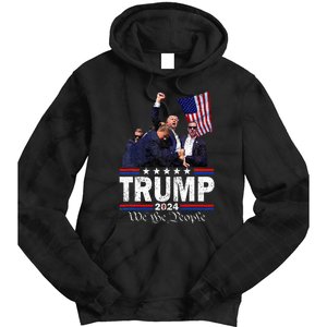 Trump Assasination Bloody Ear Bleeding Butler Pa Trump Tie Dye Hoodie