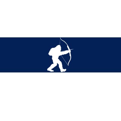 Traditional Archery Bigfoot Recurve Bow Lovers Bumper Sticker