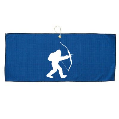 Traditional Archery Bigfoot Recurve Bow Lovers Large Microfiber Waffle Golf Towel