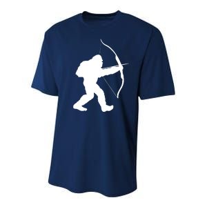 Traditional Archery Bigfoot Recurve Bow Lovers Youth Performance Sprint T-Shirt