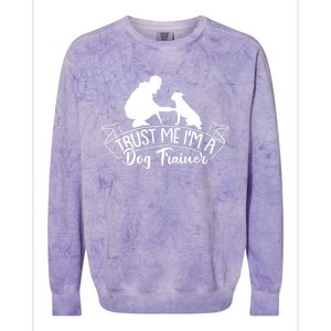 Training Animal Behaviorist Gift Dog Trainer Gift Colorblast Crewneck Sweatshirt