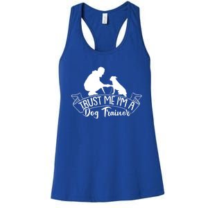 Training Animal Behaviorist Gift Dog Trainer Gift Women's Racerback Tank