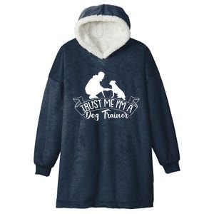 Training Animal Behaviorist Gift Dog Trainer Gift Hooded Wearable Blanket