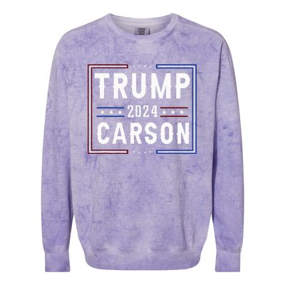 Trump And Ben Carson Vp Vice President 2024 Red Republicans Colorblast Crewneck Sweatshirt