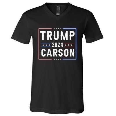 Trump And Ben Carson Vp Vice President 2024 Red Republicans V-Neck T-Shirt