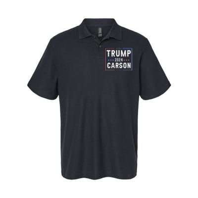 Trump And Ben Carson Vp Vice President 2024 Red Republicans Softstyle Adult Sport Polo