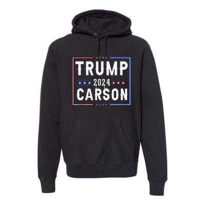 Trump And Ben Carson Vp Vice President 2024 Red Republicans Premium Hoodie