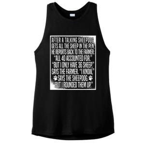 Training Animal Behaviorist Gift Dog Trainer Gift Ladies PosiCharge Tri-Blend Wicking Tank