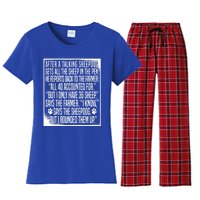 Training Animal Behaviorist Gift Dog Trainer Gift Women's Flannel Pajama Set