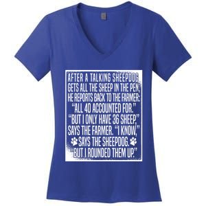 Training Animal Behaviorist Gift Dog Trainer Gift Women's V-Neck T-Shirt