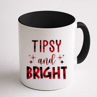 Tipsy And Bright Christmas Holiday Funny Mug