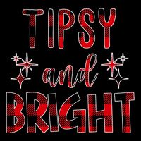 Tipsy And Bright Christmas Holiday Funny 16 in Basic Backpack