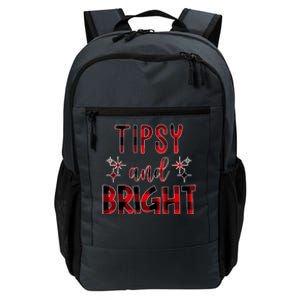 Tipsy And Bright Christmas Holiday Funny Daily Commute Backpack