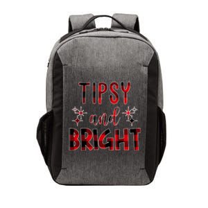 Tipsy And Bright Christmas Holiday Funny Vector Backpack