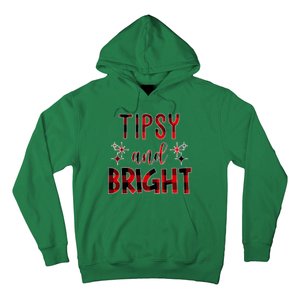 Tipsy And Bright Christmas Holiday Funny Hoodie