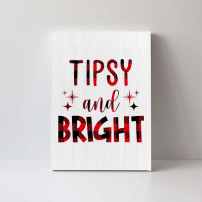 Tipsy And Bright Christmas Holiday Funny Canvas