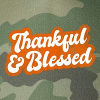 Thankful And Blessed Retro Distressed Logo Legacy Tie Dye Trucker Hat