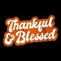 Thankful And Blessed Retro Distressed Logo 16 in Basic Backpack