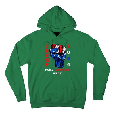 Take America Back Trump 2024 Maga Republicans Patriotic Hoodie