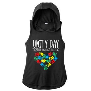 Together Against Bullying Kids Unity Day Orange Anti Bully Ladies PosiCharge Tri-Blend Wicking Draft Hoodie Tank