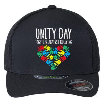 Together Against Bullying Kids Unity Day Orange Anti Bully Flexfit Unipanel Trucker Cap