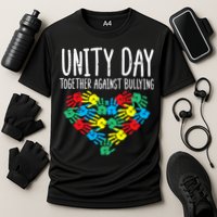Together Against Bullying Kids Unity Day Orange Anti Bully Cooling Performance Crew T-Shirt