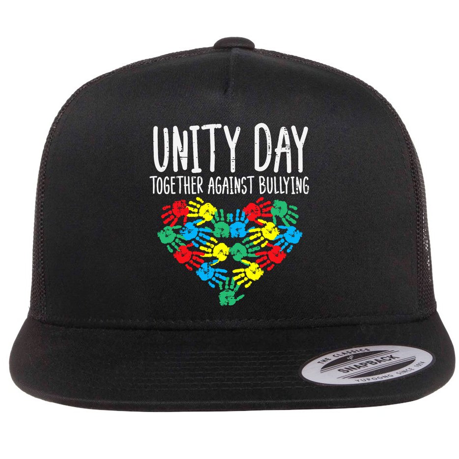 Together Against Bullying Kids Unity Day Orange Anti Bully Flat Bill Trucker Hat