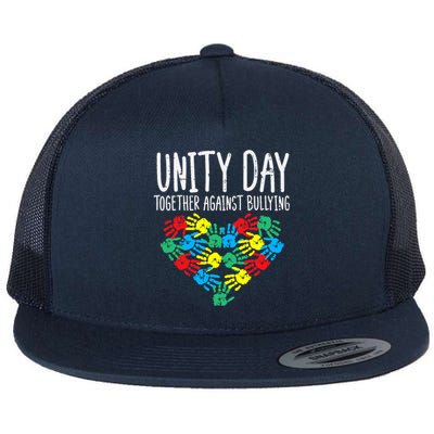 Together Against Bullying Kids Unity Day Orange Anti Bully Flat Bill Trucker Hat