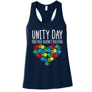 Together Against Bullying Kids Unity Day Orange Anti Bully Women's Racerback Tank