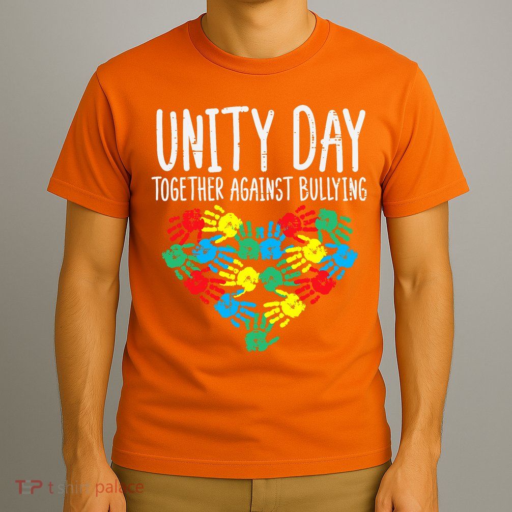 Together Against Bullying Kids Unity Day Orange Anti Bully T-Shirt