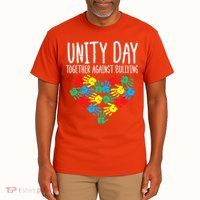 Together Against Bullying Kids Unity Day Orange Anti Bully Tall T-Shirt