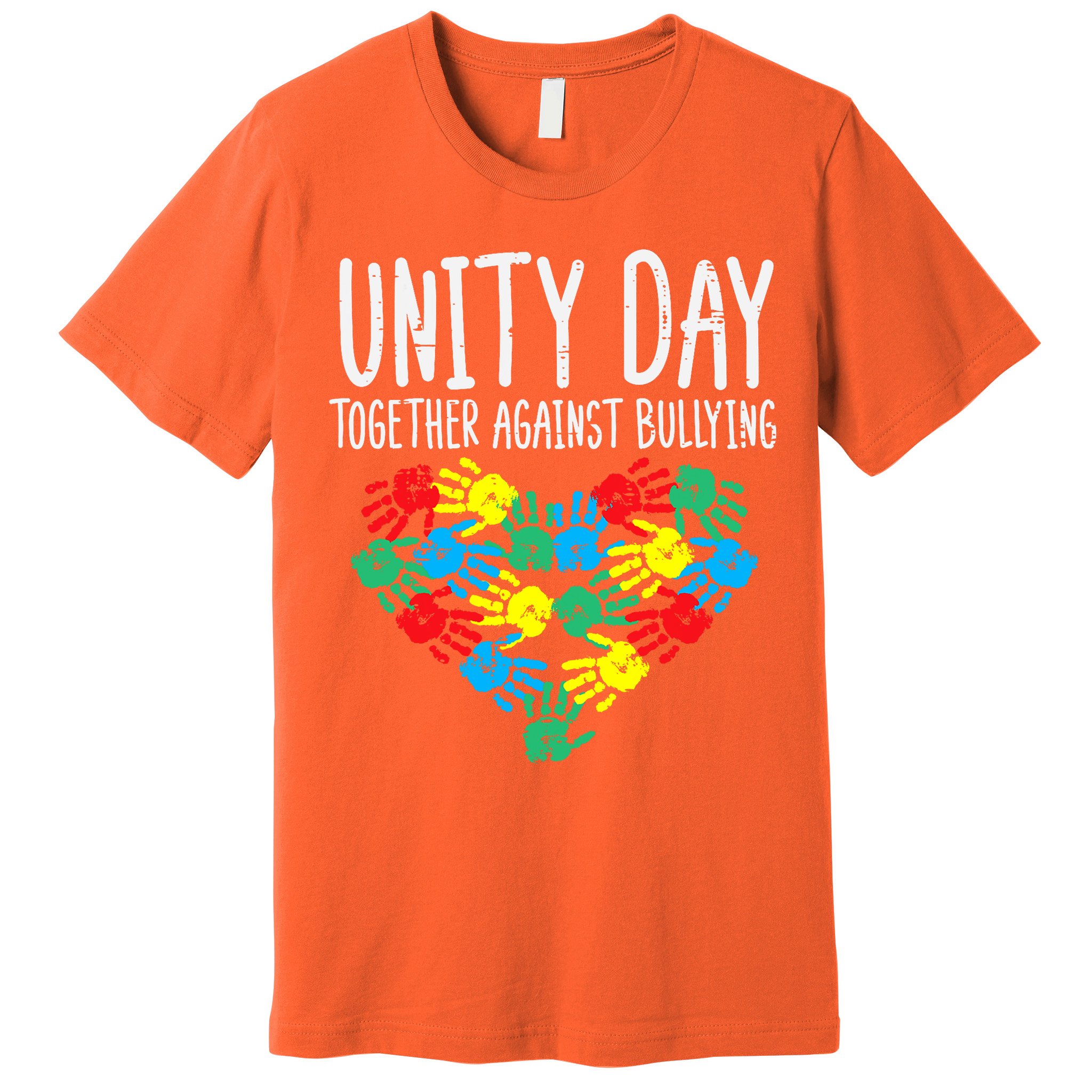 Together Against Bullying Kids Unity Day Orange Anti Bully Premium T-Shirt