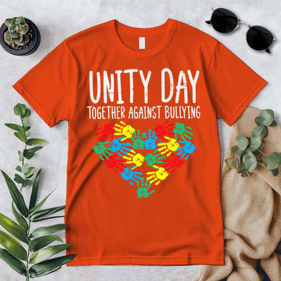 Together Against Bullying Kids Unity Day Orange Anti Bully Premium T-Shirt