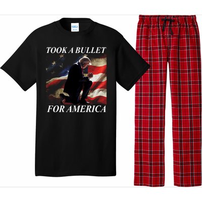 Took A Bullet For America Donald Trump Usa Pajama Set