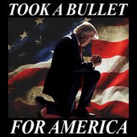 Took A Bullet For America Donald Trump Usa Flatbill Hat