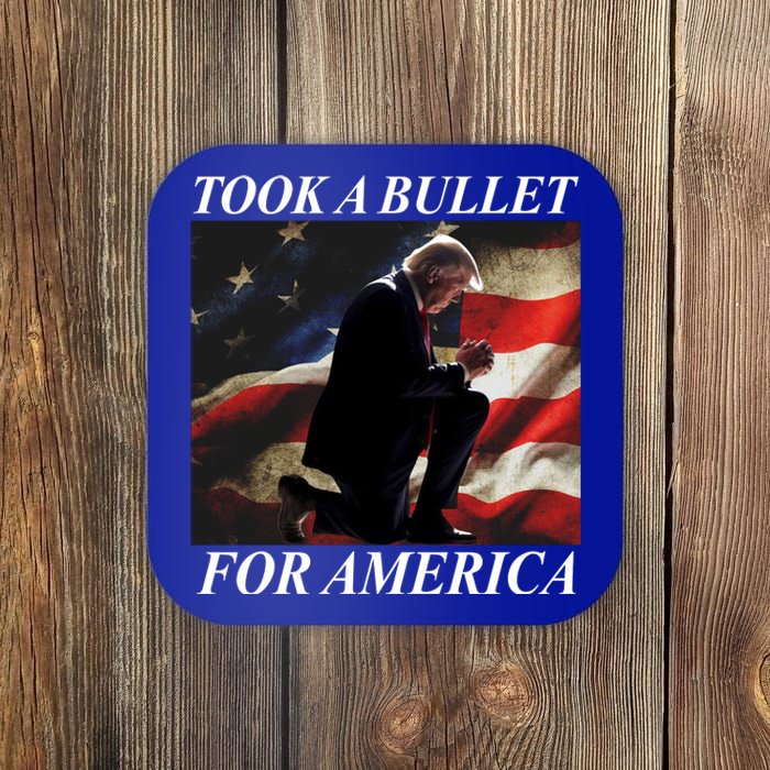 Took A Bullet For America Donald Trump Usa Coaster