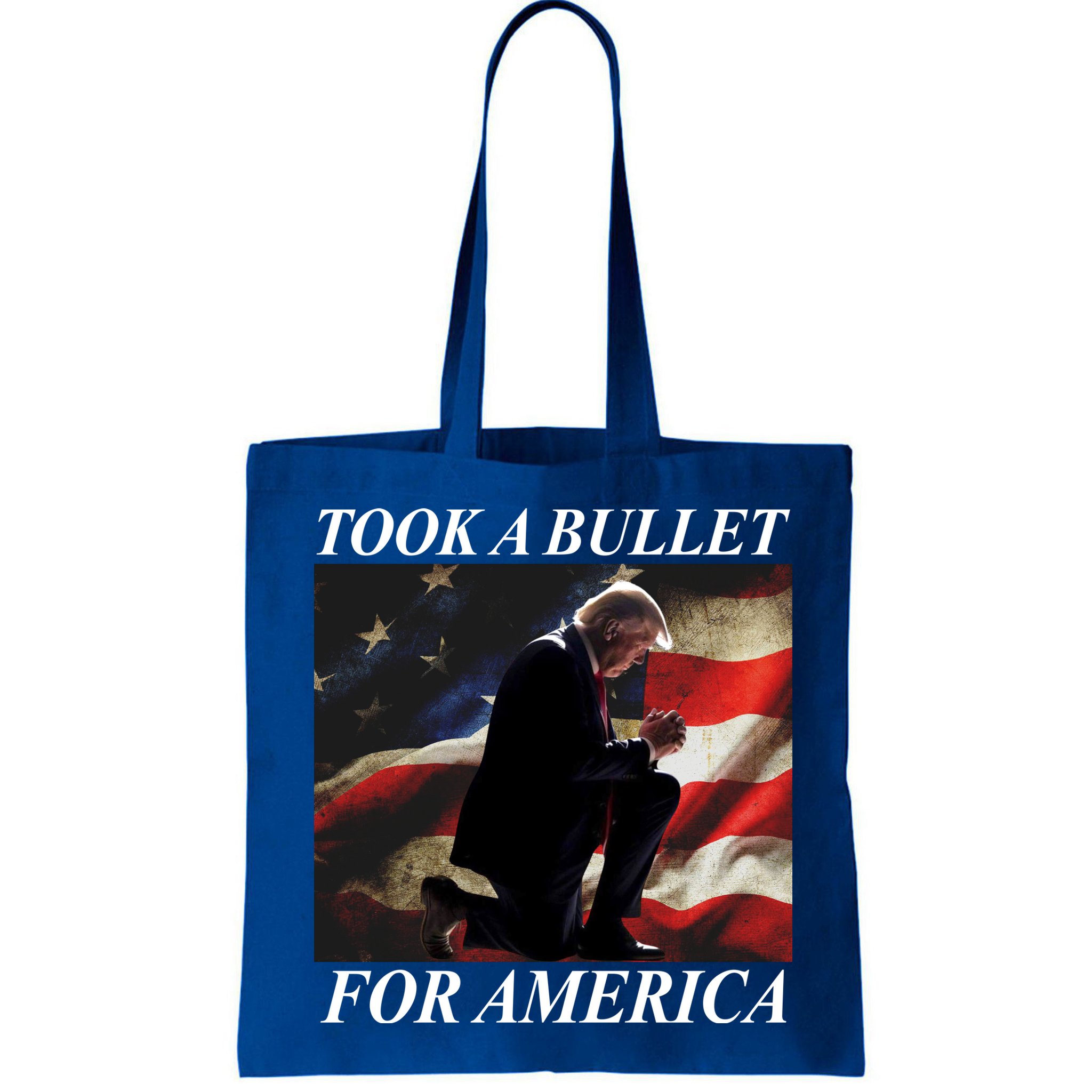 Took A Bullet For America Donald Trump Usa Bag