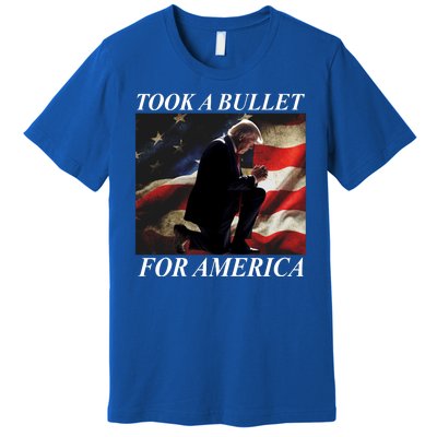 Took A Bullet For America Donald Trump Usa Premium T-Shirt