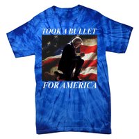 Took A Bullet For America Donald Trump Usa Tie-Dye T-Shirt