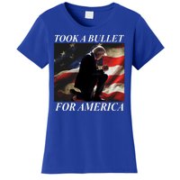 Took A Bullet For America Donald Trump Usa Women's T-Shirt