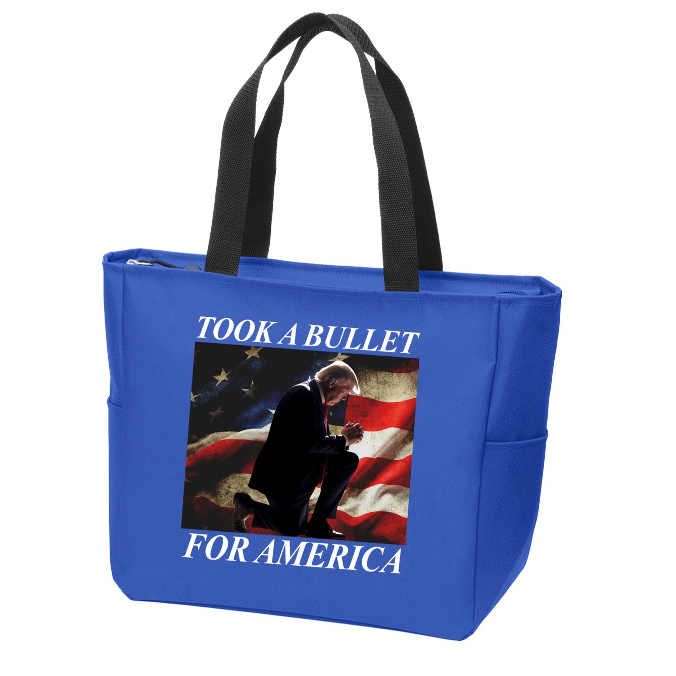 Took A Bullet For America Donald Trump Usa Zip Tote Bag