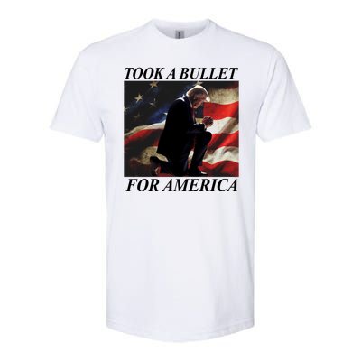 Took A Bullet For America Donald Trump Usa Softstyle® CVC T-Shirt