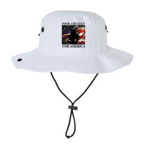 Took A Bullet For America Donald Trump Usa Legacy Cool Fit Booney Bucket Hat