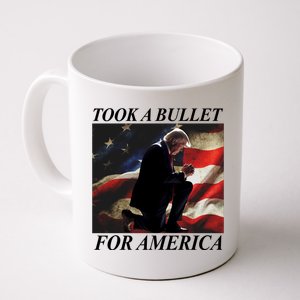 Took A Bullet For America Donald Trump Usa Coffee Mug